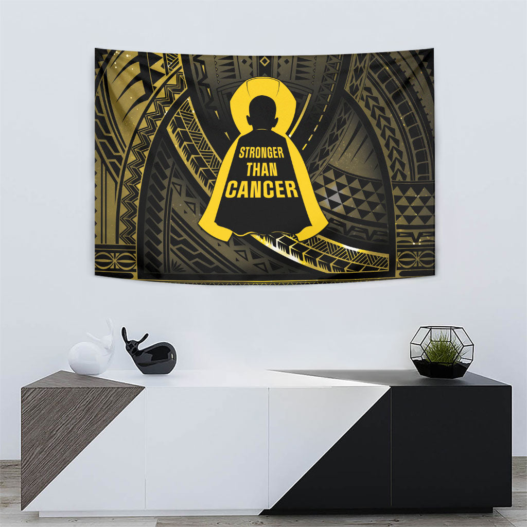Polynesia Childhood Cancer Support Tapestry You Are Stronger Than Cancer