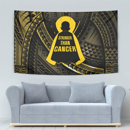 Polynesia Childhood Cancer Support Tapestry You Are Stronger Than Cancer