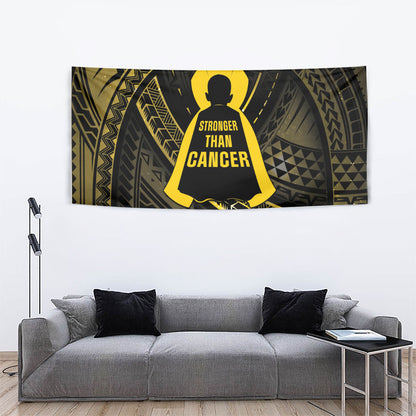 Polynesia Childhood Cancer Support Tapestry You Are Stronger Than Cancer