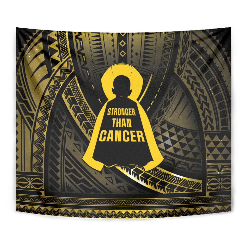 Polynesia Childhood Cancer Support Tapestry You Are Stronger Than Cancer