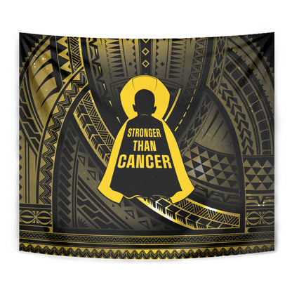 Polynesia Childhood Cancer Support Tapestry You Are Stronger Than Cancer