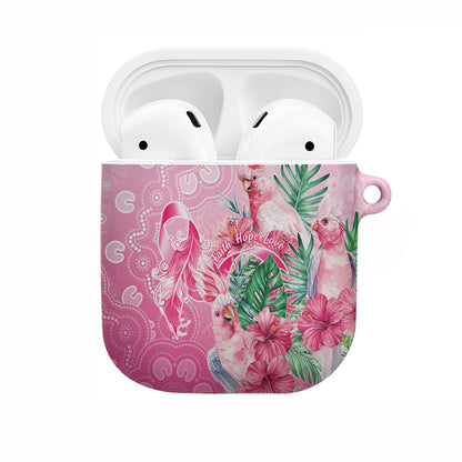 Australia Cockatoos Breast Cancer AirPods Case Faith Hope Love