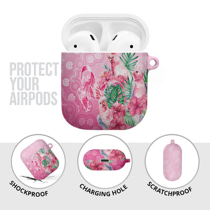 Australia Cockatoos Breast Cancer AirPods Case Faith Hope Love