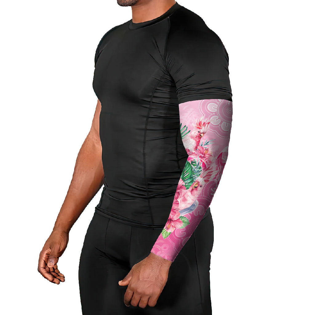Australia Cockatoos Breast Cancer Arm Sleeves Faith Hope Love
