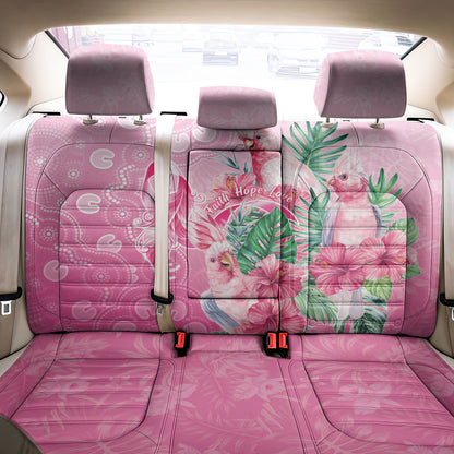 Australia Cockatoos Breast Cancer Back Car Seat Cover Faith Hope Love
