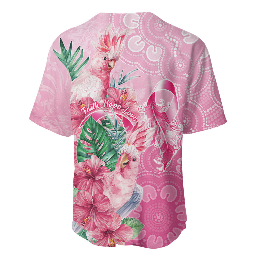 Australia Cockatoos Breast Cancer Baseball Jersey Faith Hope Love