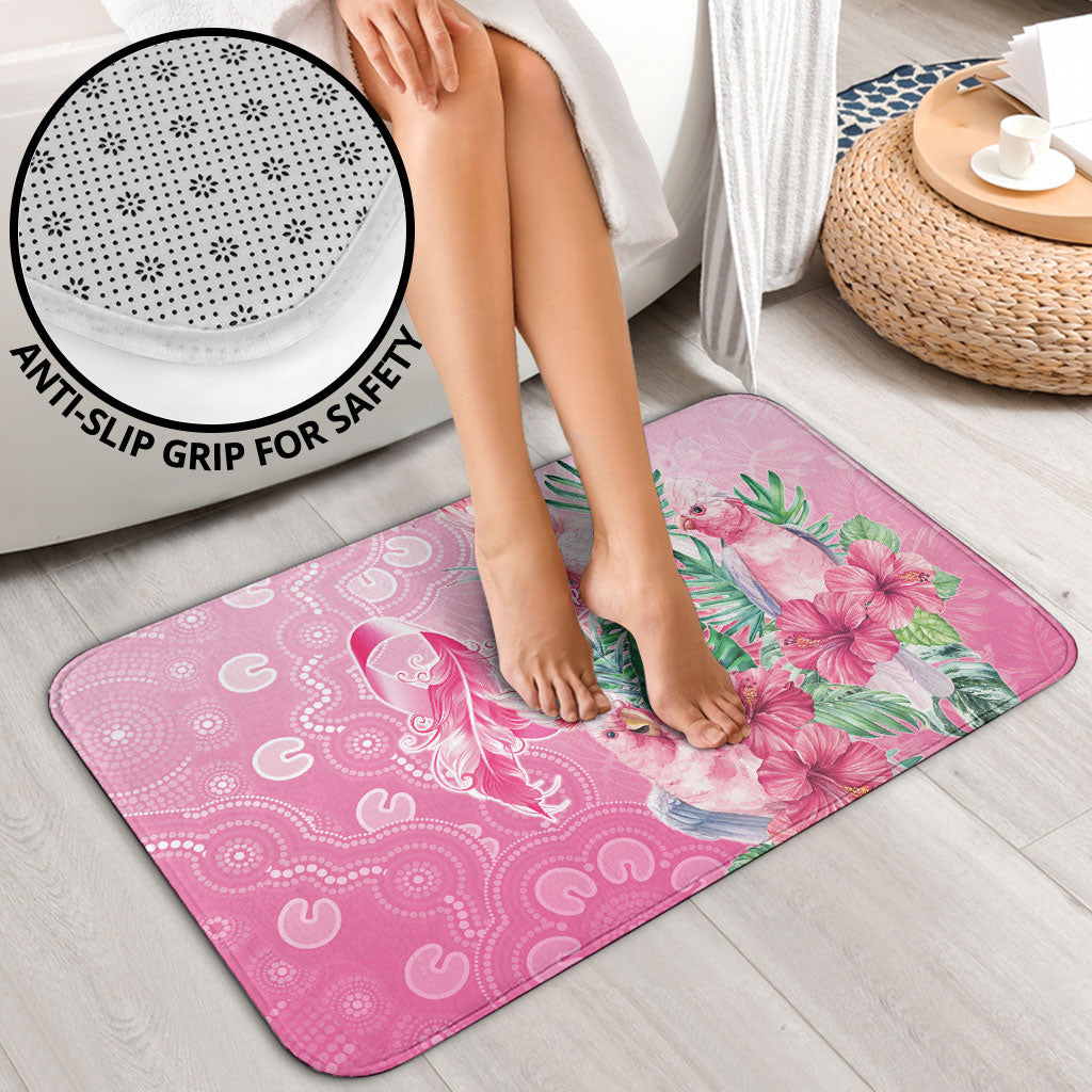 Australia Cockatoos Breast Cancer Bathroom Set Faith Hope Love