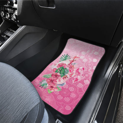Australia Cockatoos Breast Cancer Car Mats Faith Hope Love