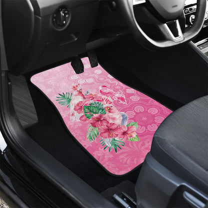 Australia Cockatoos Breast Cancer Car Mats Faith Hope Love