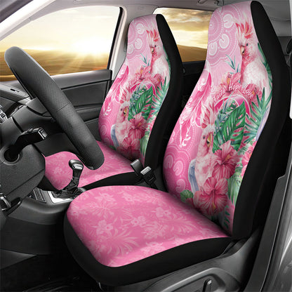 Australia Cockatoos Breast Cancer Car Seat Cover Faith Hope Love