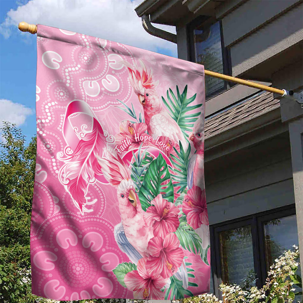 Australia Cockatoos Breast Cancer Garden Flag Faith Hope Love