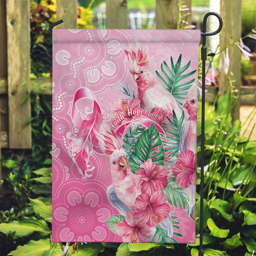 Australia Cockatoos Breast Cancer Garden Flag Faith Hope Love