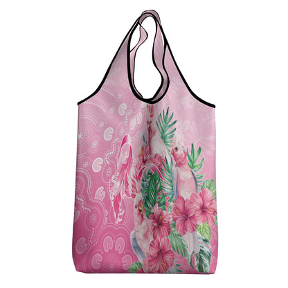 Australia Cockatoos Breast Cancer Grocery Bag Faith Hope Love