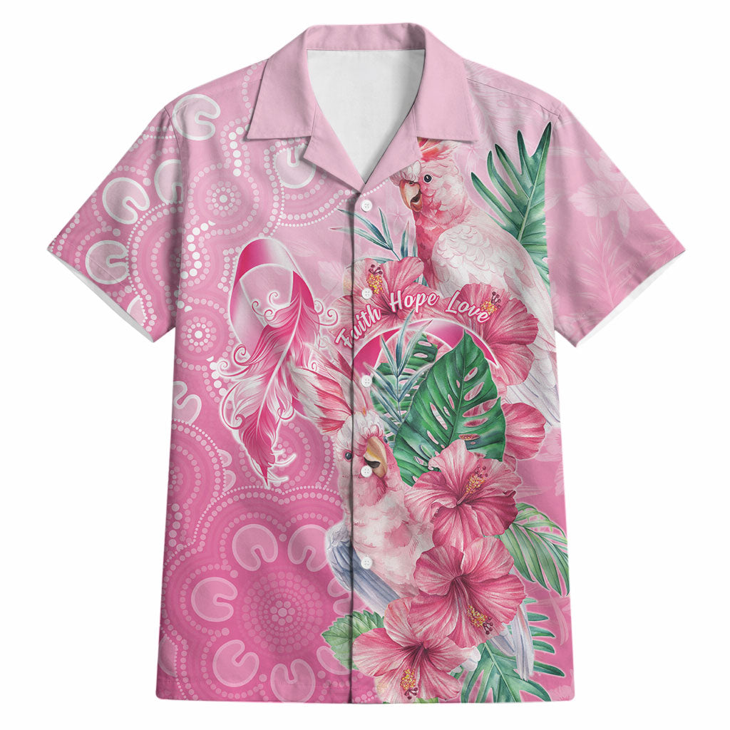 Australia Cockatoos Breast Cancer Hawaiian Shirt Faith Hope Love