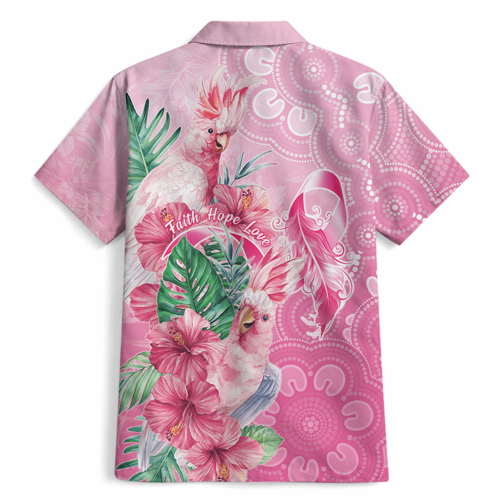Australia Cockatoos Breast Cancer Hawaiian Shirt Faith Hope Love