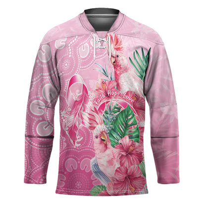 Australia Cockatoos Breast Cancer Hockey Jersey Faith Hope Love