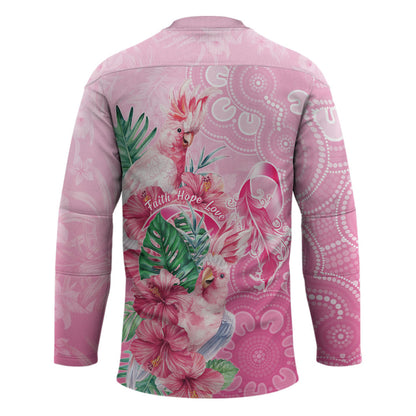 Australia Cockatoos Breast Cancer Hockey Jersey Faith Hope Love