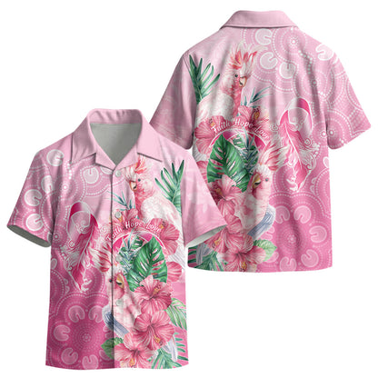 Australia Cockatoos Breast Cancer Kid Hawaiian Shirt Faith Hope Love