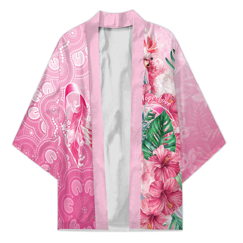 Australia Cockatoos Breast Cancer Kimono Faith Hope Love