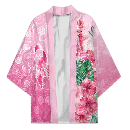 Australia Cockatoos Breast Cancer Kimono Faith Hope Love