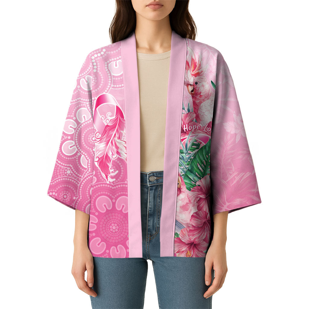 Australia Cockatoos Breast Cancer Kimono Faith Hope Love