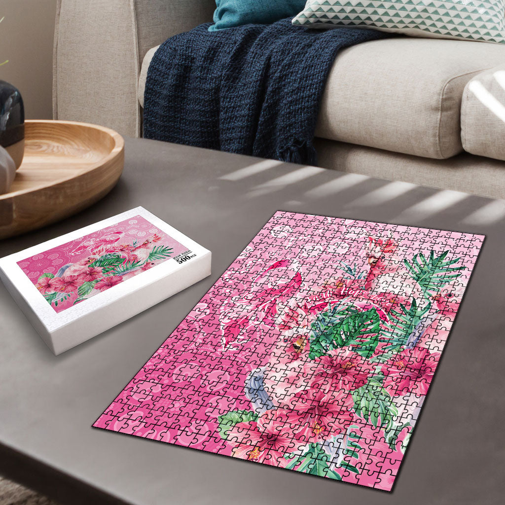 Australia Cockatoos Breast Cancer Puzzle Faith Hope Love