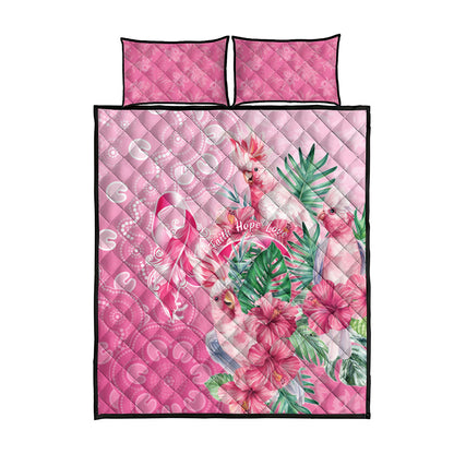 Australia Cockatoos Breast Cancer Quilt Bed Set Faith Hope Love