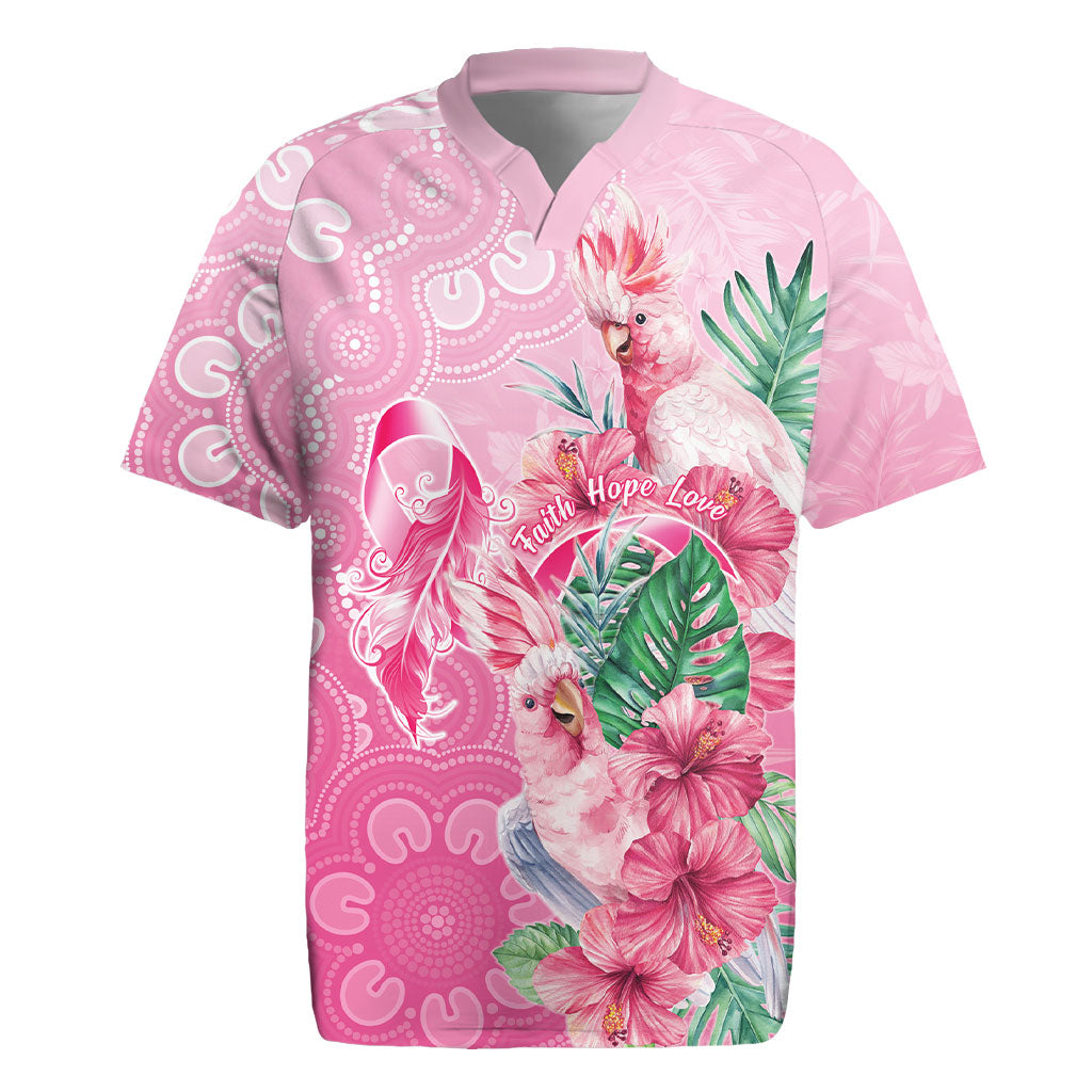 Australia Cockatoos Breast Cancer Rugby Jersey Faith Hope Love