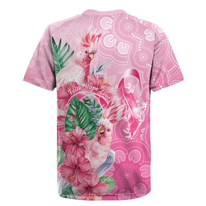 Australia Cockatoos Breast Cancer Rugby Jersey Faith Hope Love