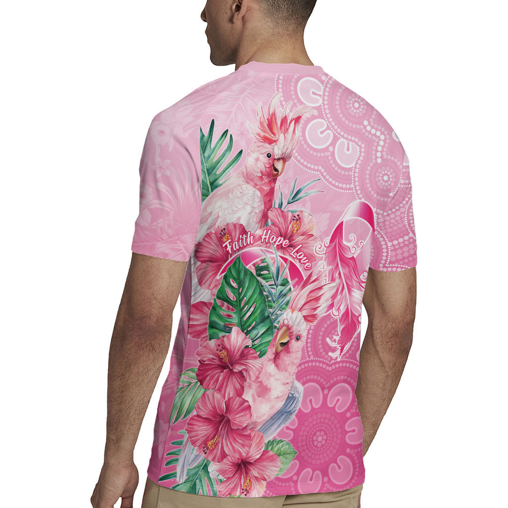 Australia Cockatoos Breast Cancer Rugby Jersey Faith Hope Love
