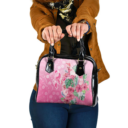 Australia Cockatoos Breast Cancer Shoulder Handbag Faith Hope Love