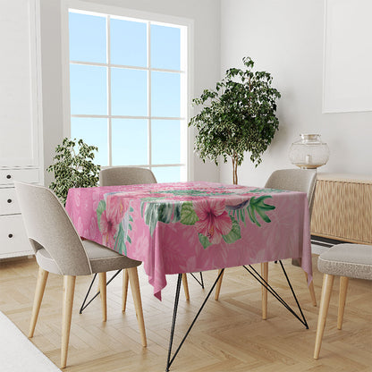 Australia Cockatoos Breast Cancer Tablecloth Faith Hope Love