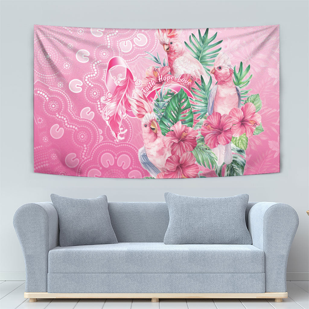 Australia Cockatoos Breast Cancer Tapestry Faith Hope Love