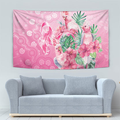 Australia Cockatoos Breast Cancer Tapestry Faith Hope Love