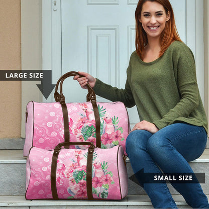 Australia Cockatoos Breast Cancer Travel Bag Faith Hope Love
