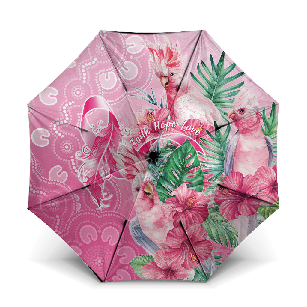 Australia Cockatoos Breast Cancer Umbrella Faith Hope Love