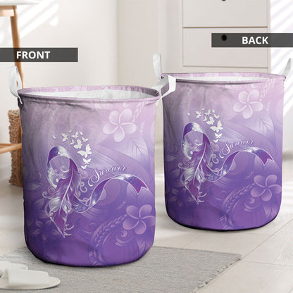 Lupus Survivor Laundry Basket Polynesian Style