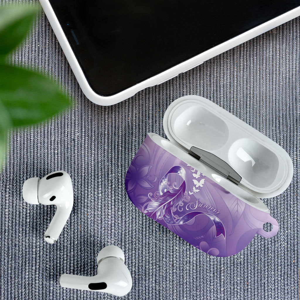 Lupus Survivor AirPods Case Polynesian Style