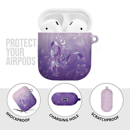 Lupus Survivor AirPods Case Polynesian Style