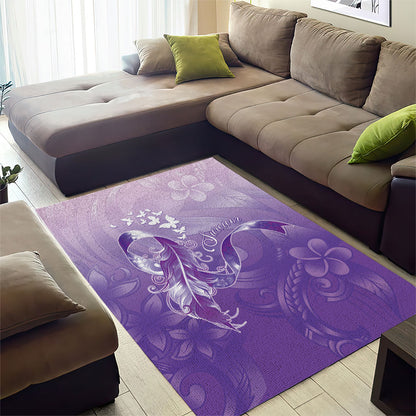 Lupus Survivor Area Rug Polynesian Style