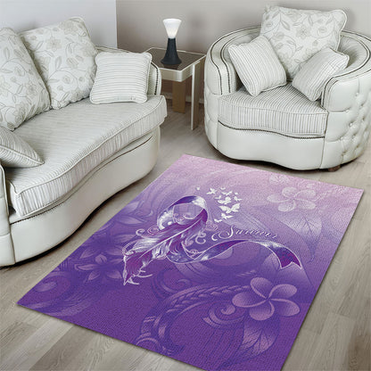 Lupus Survivor Area Rug Polynesian Style