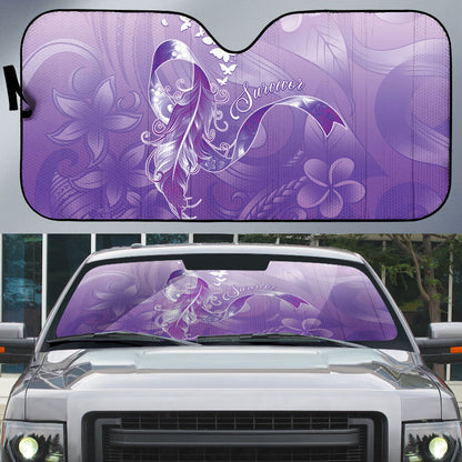 Lupus Survivor Auto Sun Shade Polynesian Style