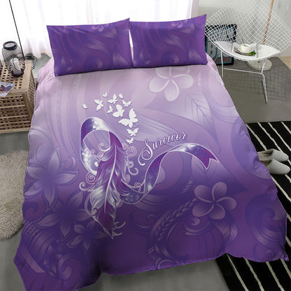 Lupus Survivor Bedding Set Polynesian Style
