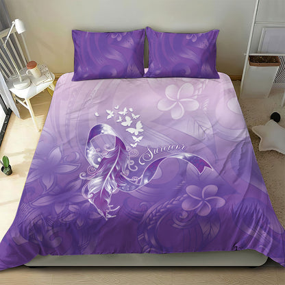 Lupus Survivor Bedding Set Polynesian Style