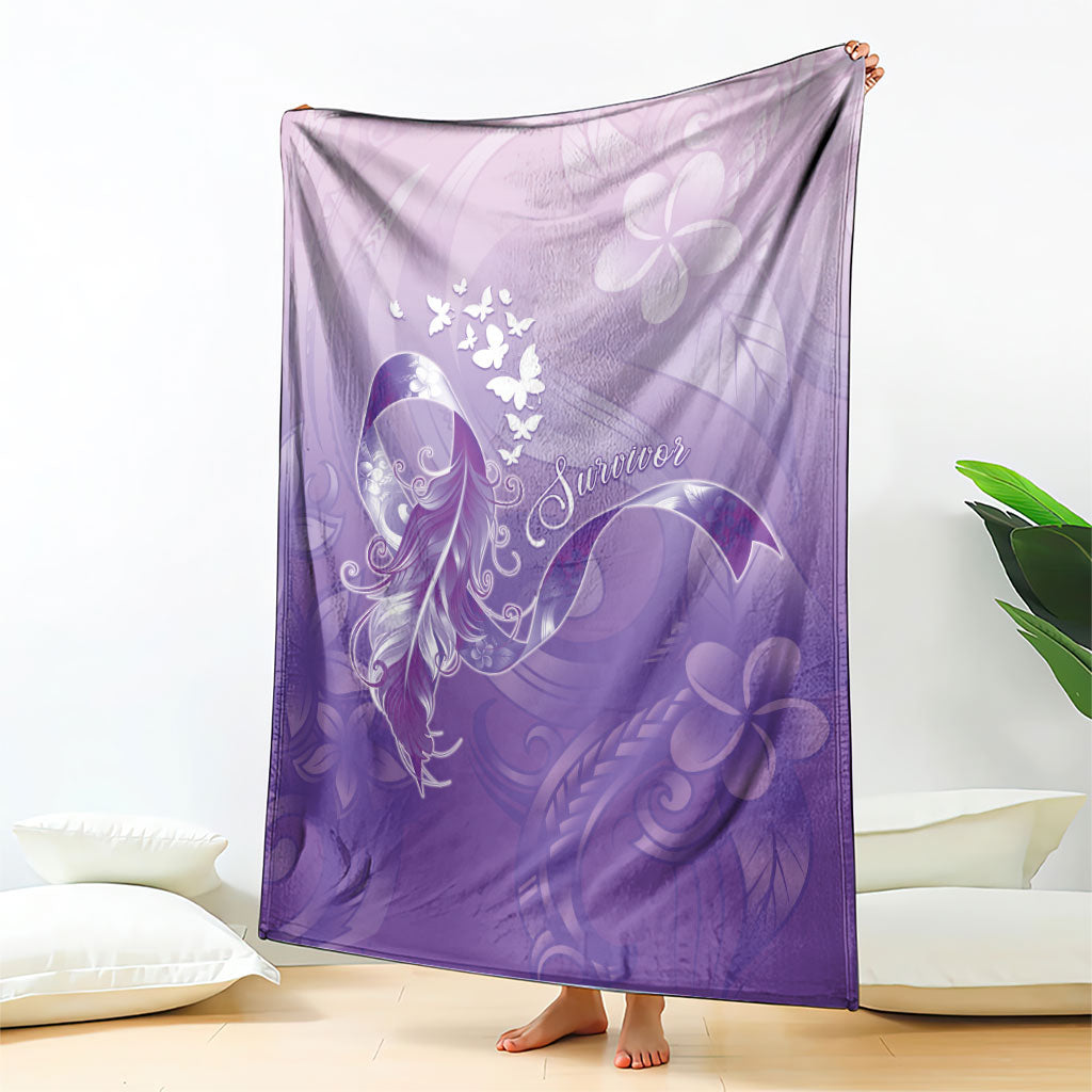 Lupus Survivor Blanket Polynesian Style