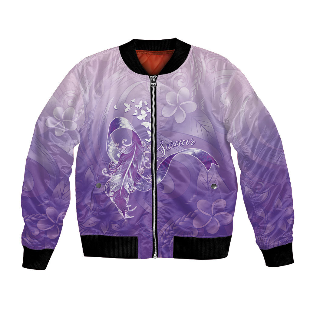 Lupus Survivor Bomber Jacket Polynesian Style