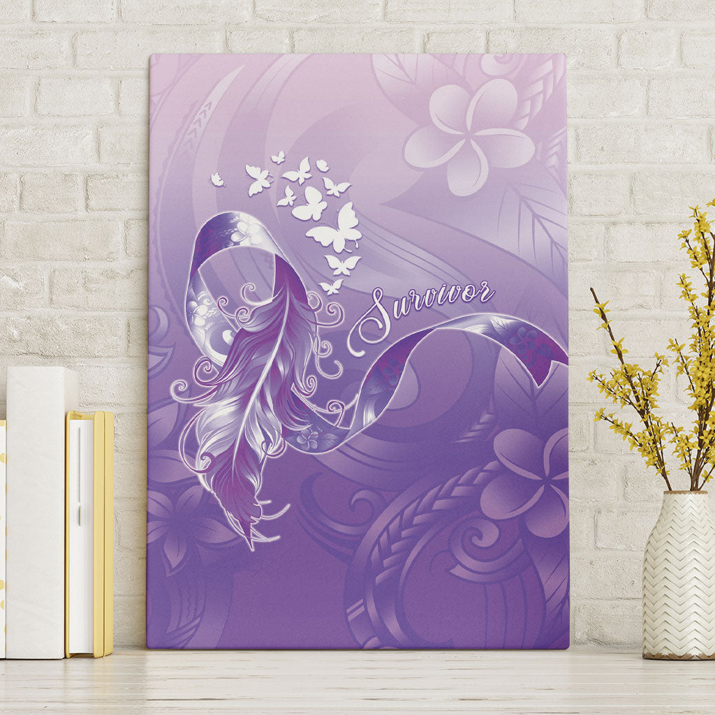 Lupus Survivor Canvas Wall Art Polynesian Style