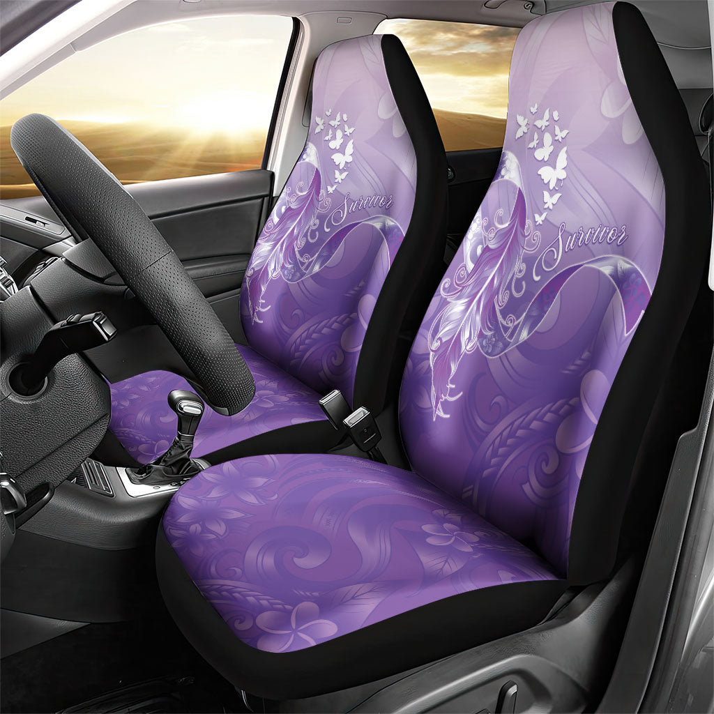 Lupus Survivor Car Seat Cover Polynesian Style