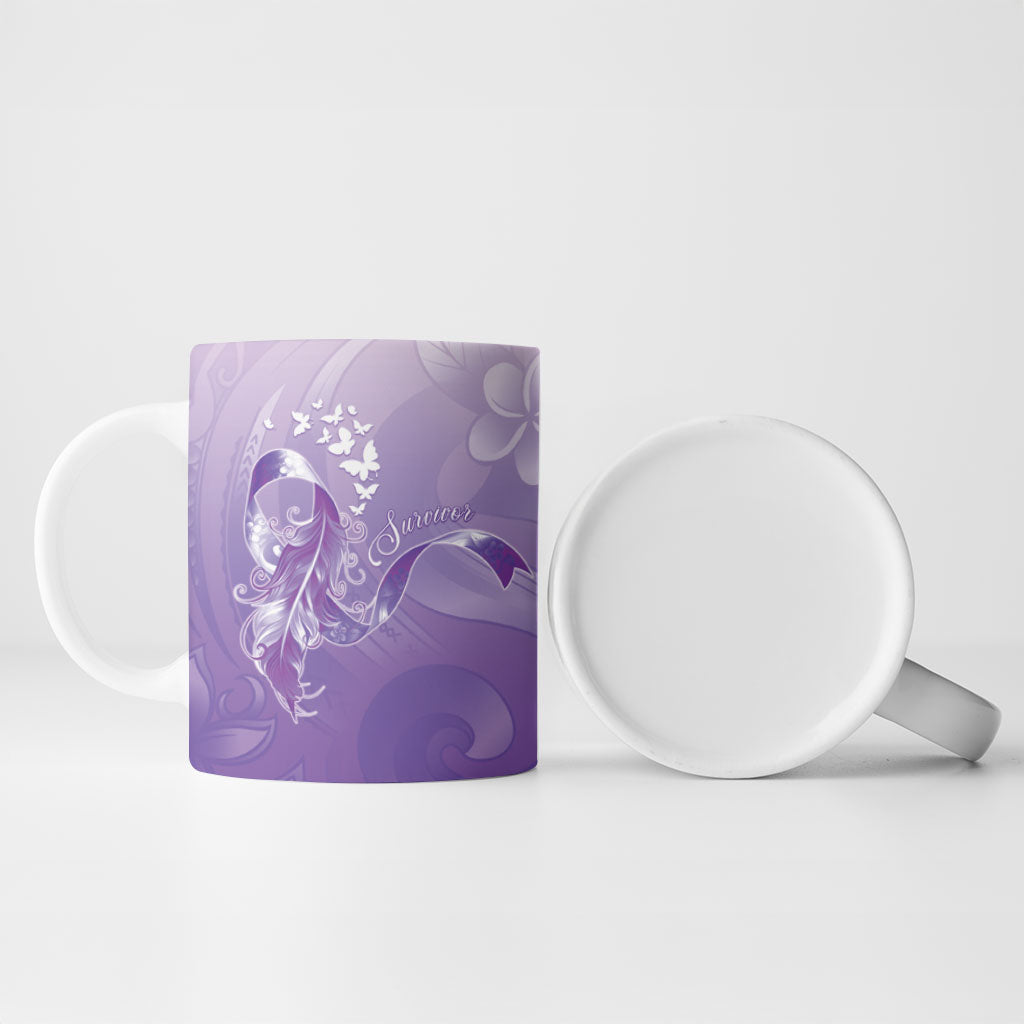Lupus Survivor Ceramic Mug Polynesian Style