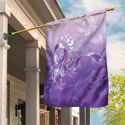 Lupus Survivor Garden Flag Polynesian Style